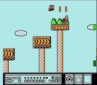 une photo d'Ã©cran de Super Mario Bros 3 sur Nintendo Nes